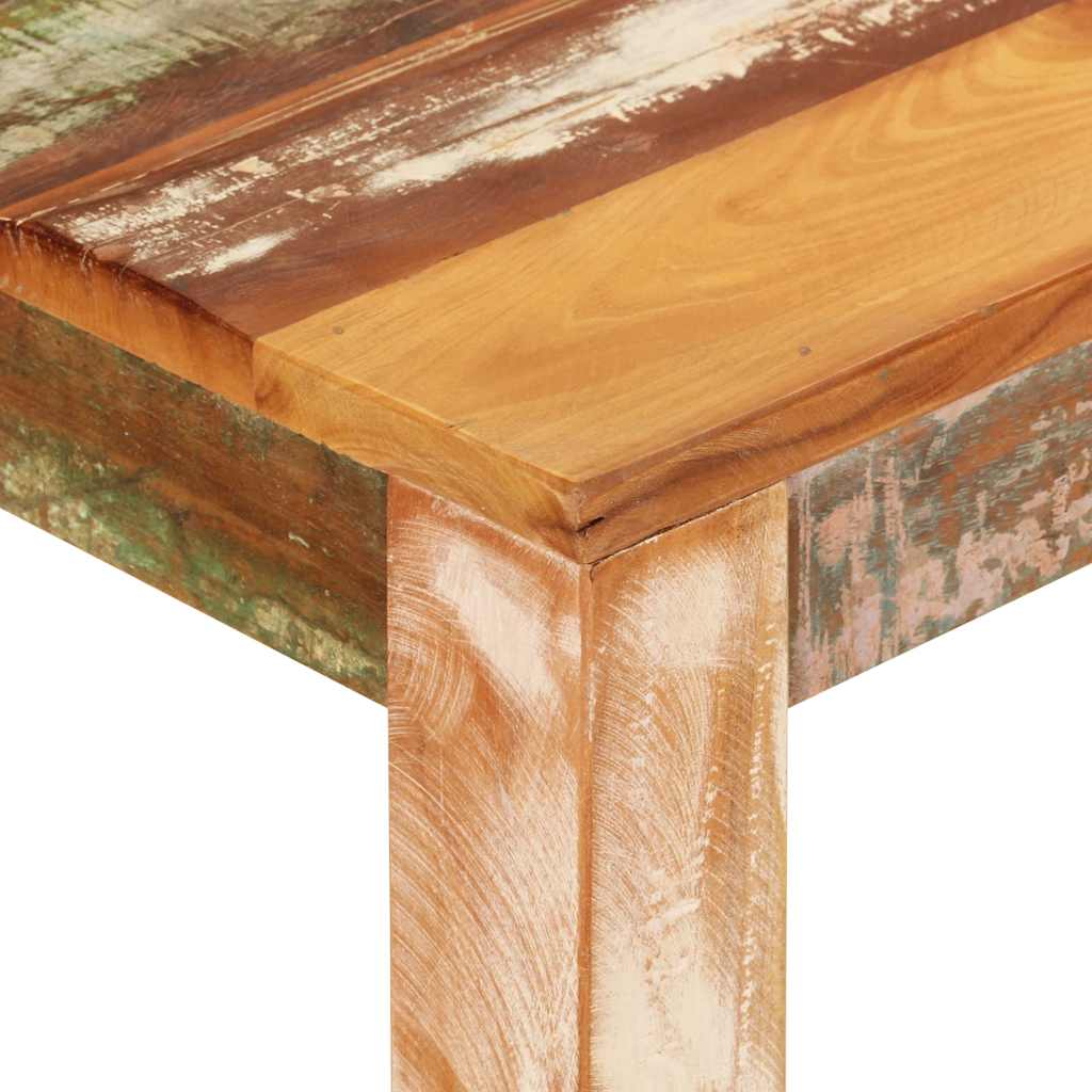 vidaXL Table de bar 112x55x108 cm bois de récupération massif
