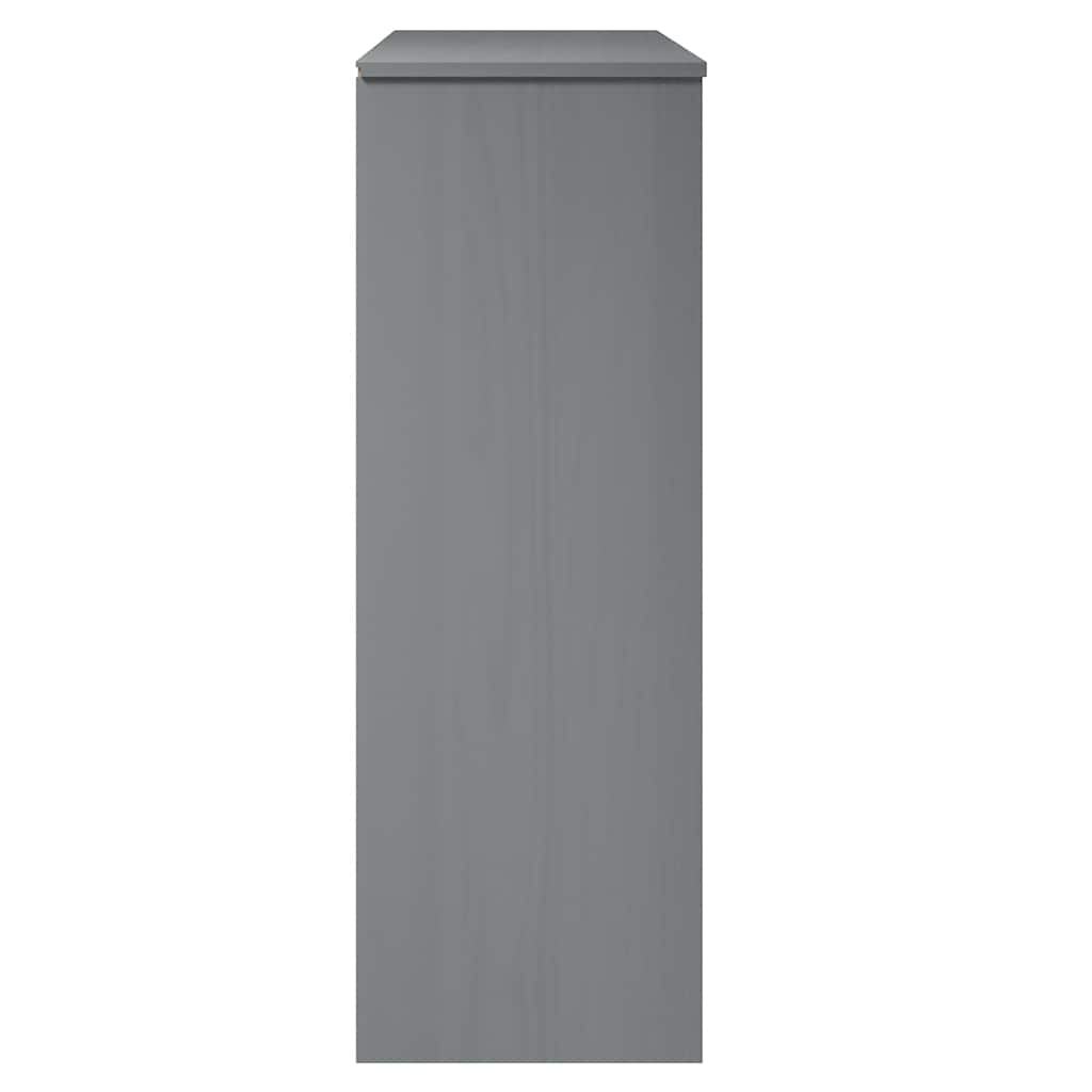 vidaXL Sur-Buffet MOLDE Gris 90x35x100 cm Bois de pin massif