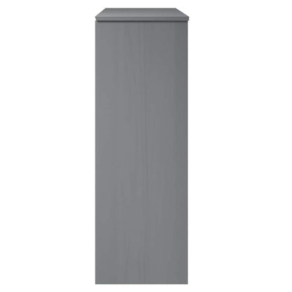 vidaXL Sur-Buffet MOLDE Gris 90x35x100 cm Bois de pin massif