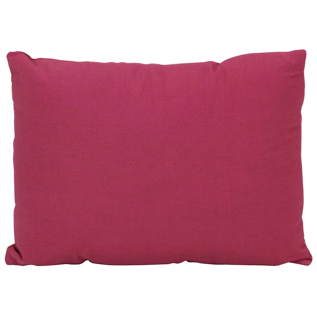 vidaXL Lot de 7 coussins décoratifs en tissu rose