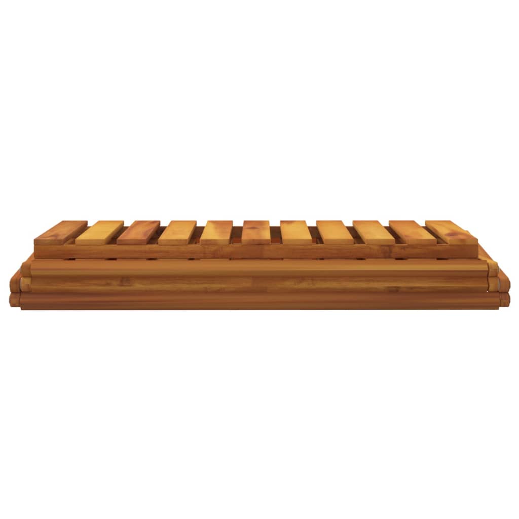 vidaXL Klappregal 3 Böden Braun 70x31x63 cm Massivholz Akazie