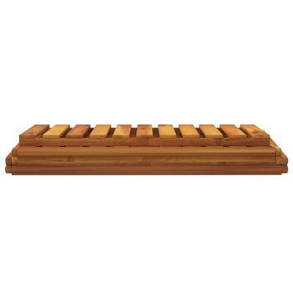 vidaXL Klappregal 3 Böden Braun 70x31x63 cm Massivholz Akazie