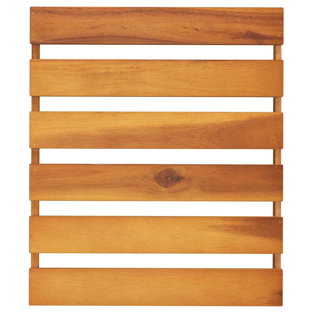 vidaXL Klappregal 3 Böden Braun 43x31x63 cm Massivholz Akazie