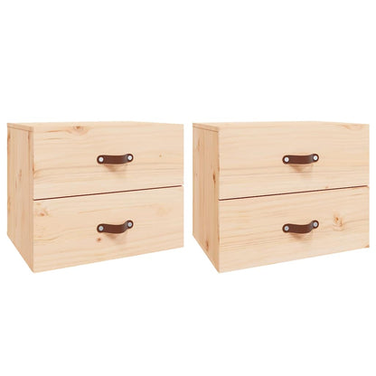 vidaXL Wand-Nachttische 2 Stk. 50x36x40 cm