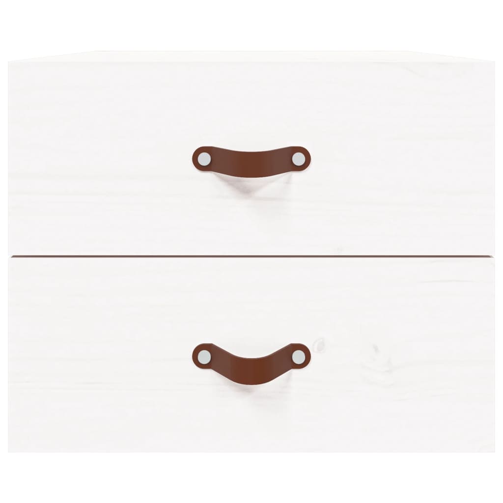 Wand-Nachttisch Weiß 50x36x40 cm