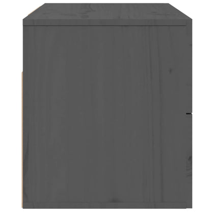 vidaXL Wand-Nachttisch Grau 50x36x40 cm