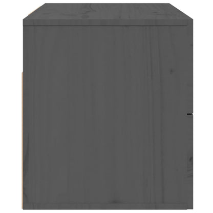 vidaXL Wand-Nachttische 2 Stk. Grau 50x36x40 cm
