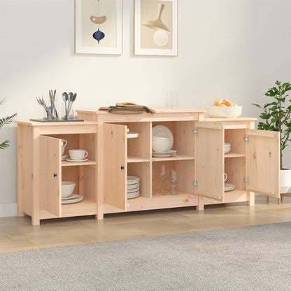 vidaXL Buffet 164 x 37 x 68 cm Bois de pin massif
