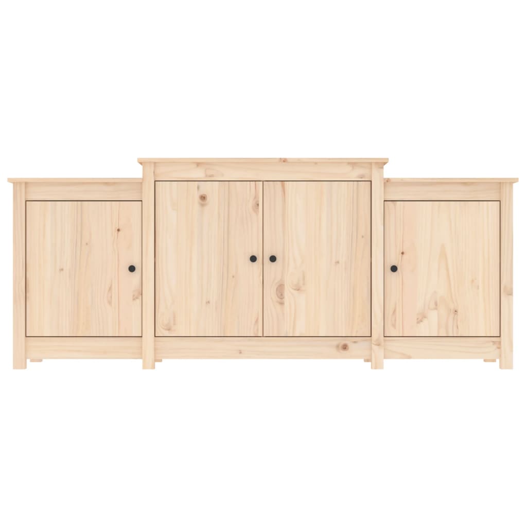 vidaXL Buffet 164 x 37 x 68 cm Bois de pin massif