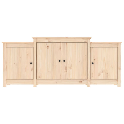 vidaXL Buffet 164 x 37 x 68 cm Bois de pin massif