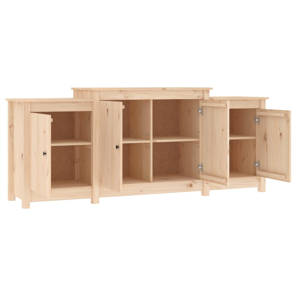 vidaXL Buffet 164 x 37 x 68 cm Bois de pin massif