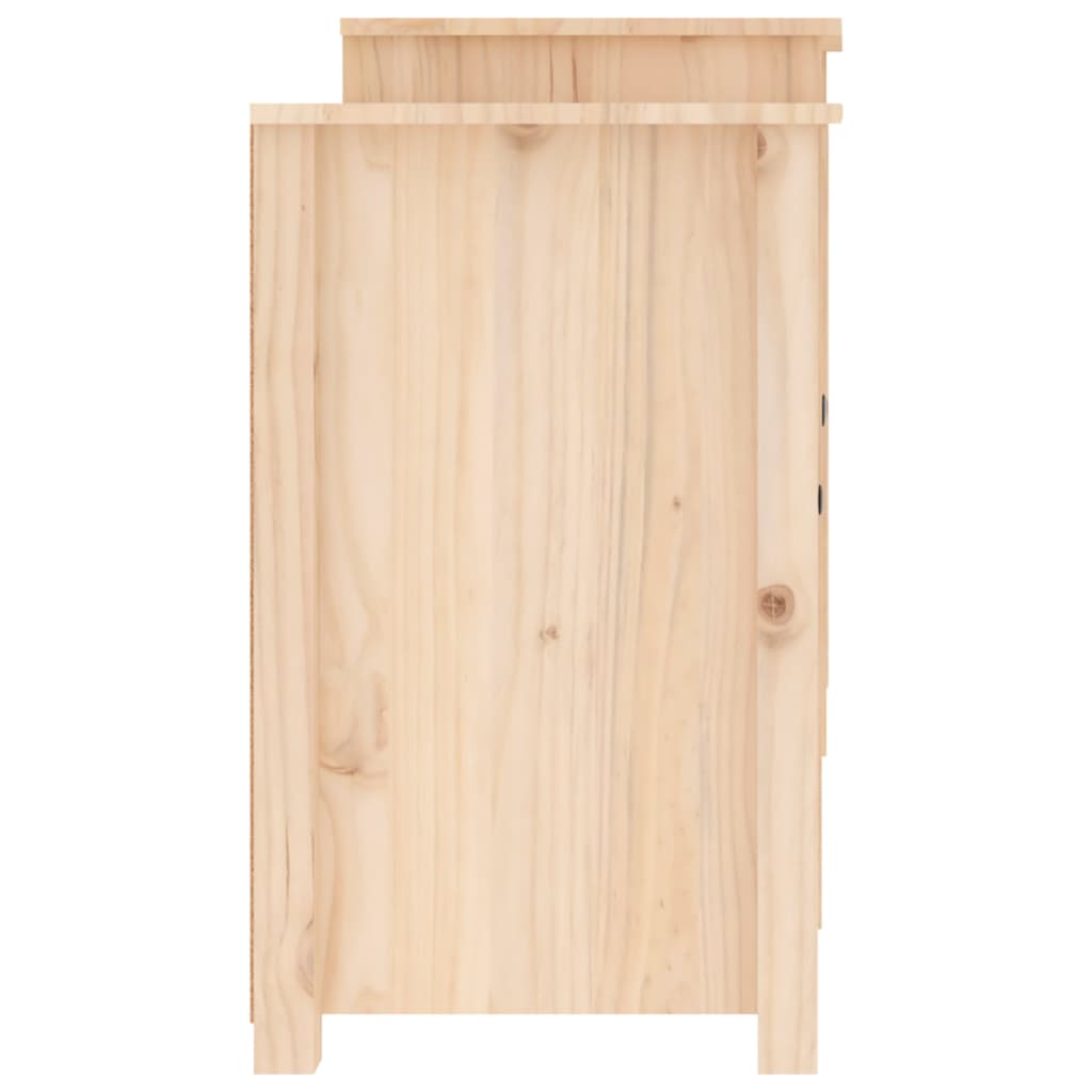 vidaXL Buffet 164 x 37 x 68 cm Bois de pin massif