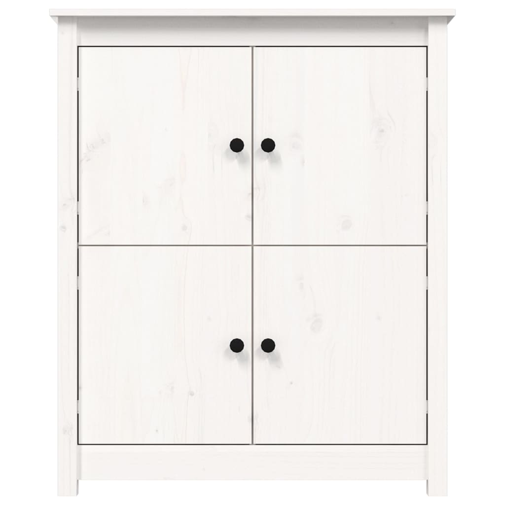 vidaXL Bahut blanc 83x41,5x100 cm Bois de pin massif