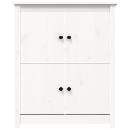 vidaXL Bahut blanc 83x41,5x100 cm Bois de pin massif