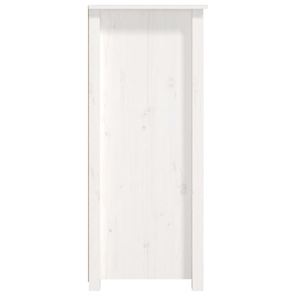 vidaXL Bahut blanc 83x41,5x100 cm Bois de pin massif