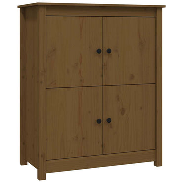 vidaXL Commode marron miel 83x41,5x100 cm Bois de pin massif