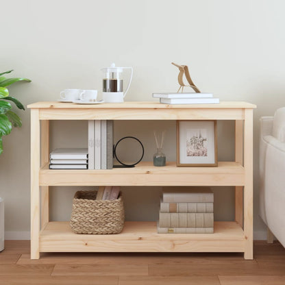 vidaXL Console 110x40x74 cm en pin massif