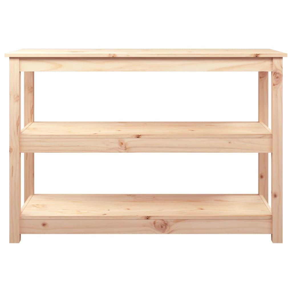 vidaXL Console 110x40x74 cm en pin massif