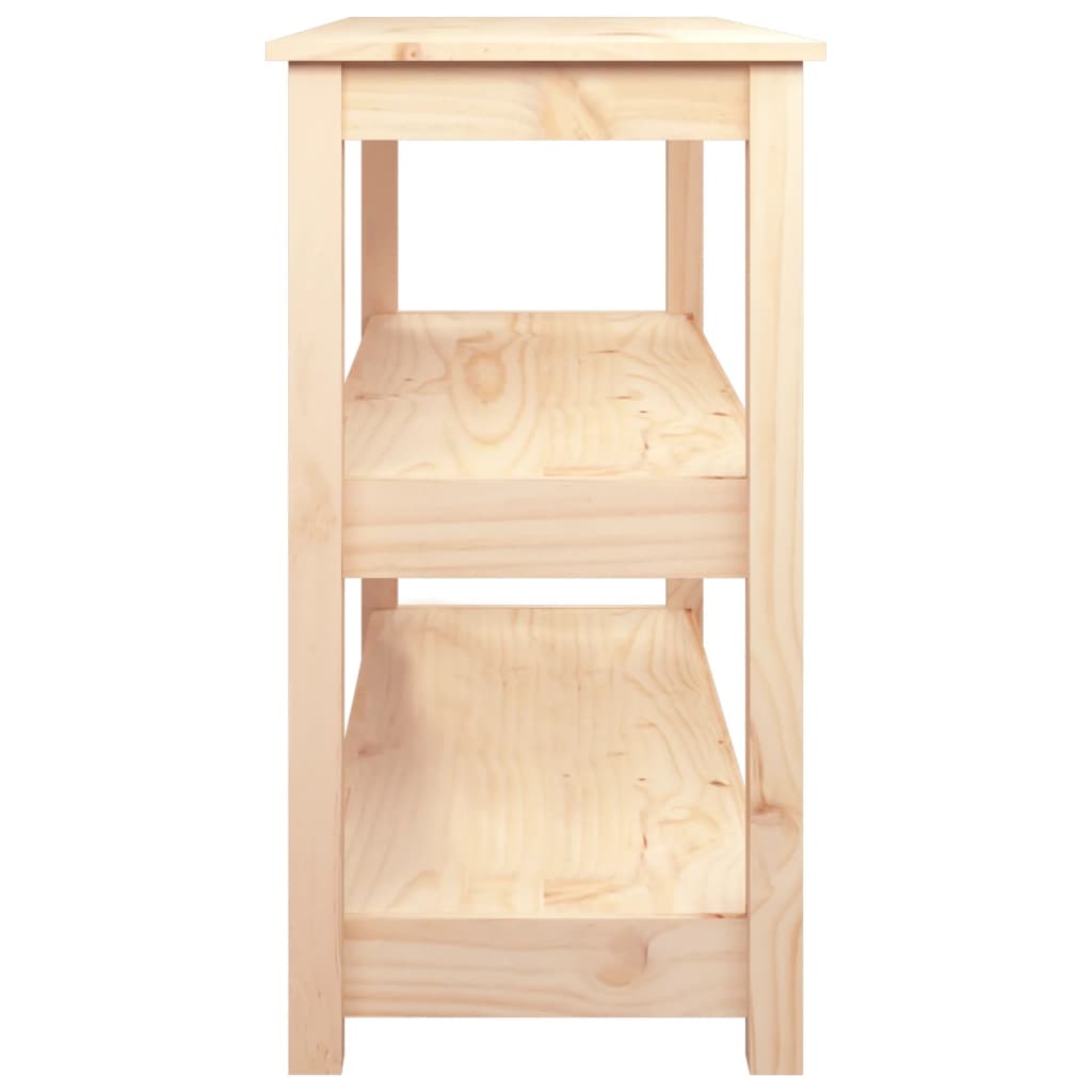 vidaXL Console 110x40x74 cm en pin massif