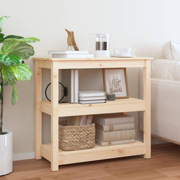 vidaXL Table console 80x40x74 cm Bois de pin massif