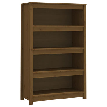 vidaXL Bücherregal Honigbraun 80x35x126 cm Massivholz Kiefer