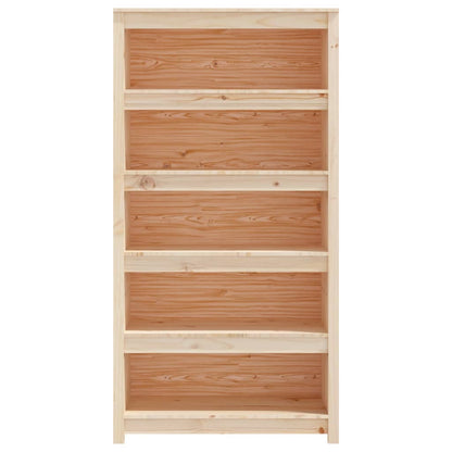 vidaXL Bücherregal 80x35x154 cm Massivholz Kiefer