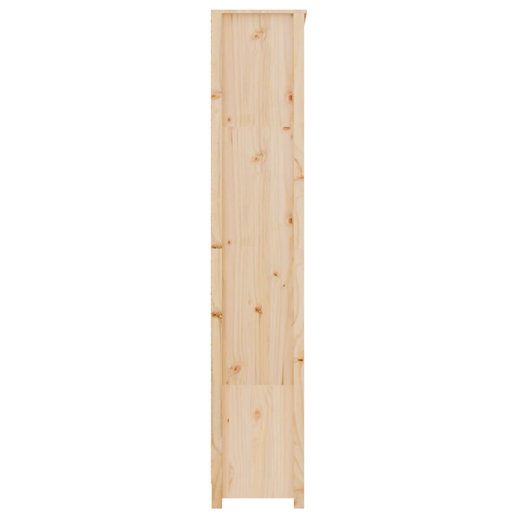vidaXL Bücherregal 80x35x183 cm Massivholz Kiefer