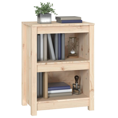 vidaXL Bücherregal 50x35x68 cm Massivholz Kiefer