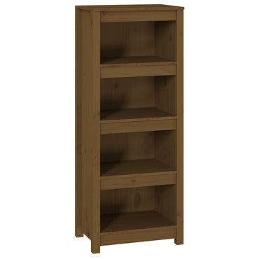 vidaXL Bücherregal Honigbraun 50x35x125,5 cm Massivholz Kiefer