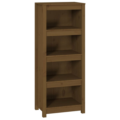 vidaXL Bücherregal Honigbraun 50x35x125,5 cm Massivholz Kiefer