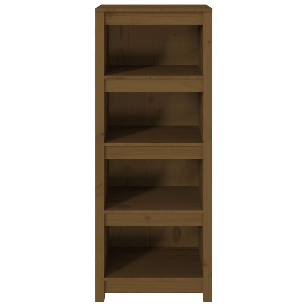 vidaXL Bücherregal Honigbraun 50x35x125,5 cm Massivholz Kiefer