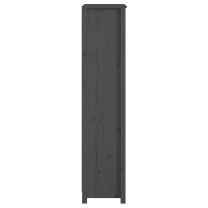 vidaXL Bücherregal Grau 50x35x154 cm Massivholz Kiefer