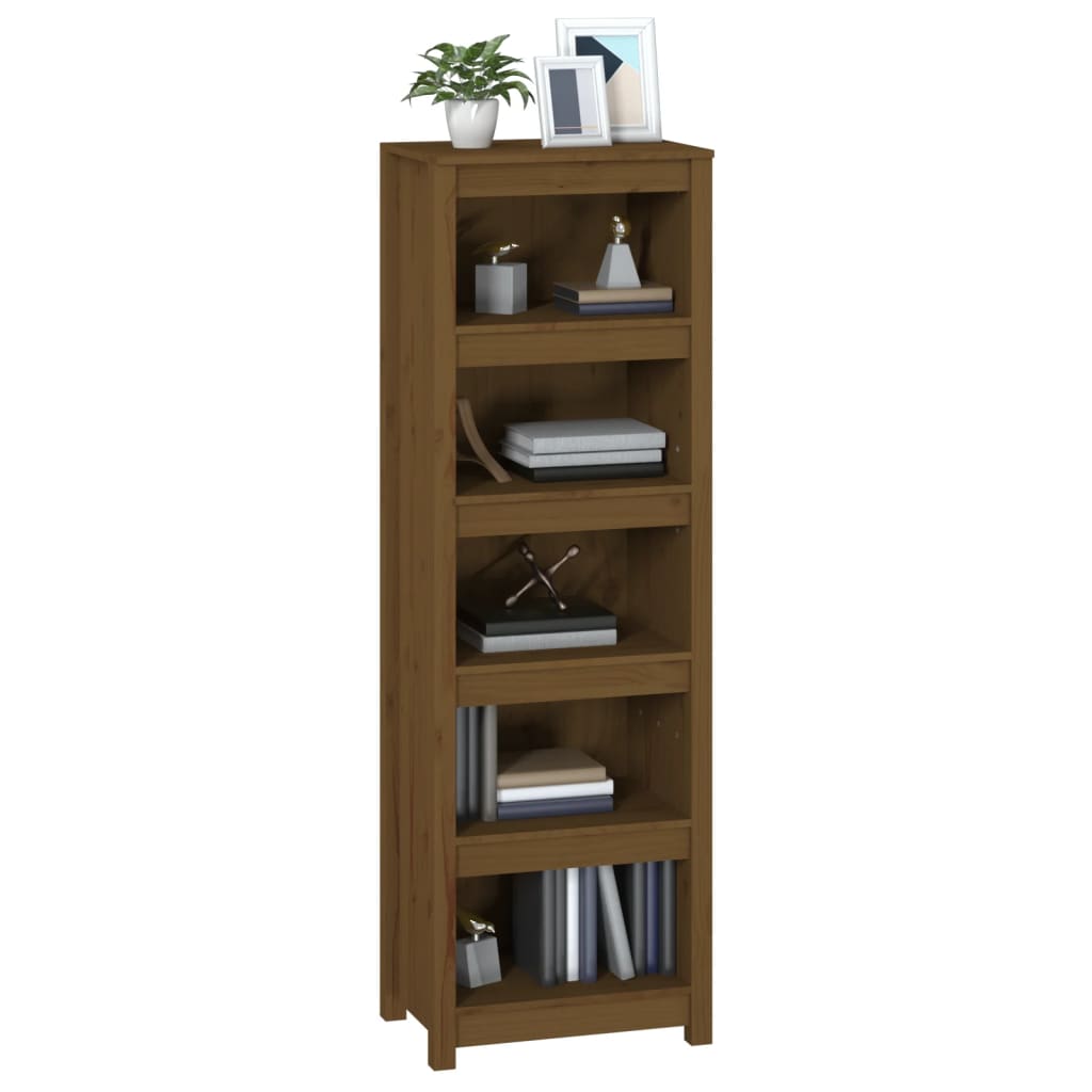 vidaXL Bücherregal Honigbraun 50x35x154 cm Massivholz Kiefer