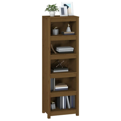vidaXL Bücherregal Honigbraun 50x35x154 cm Massivholz Kiefer
