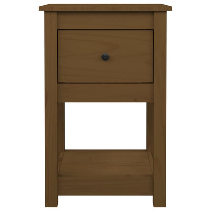 vidaXL Nachttisch Honigbraun 40x35x61,5 cm Massivholz Kiefer