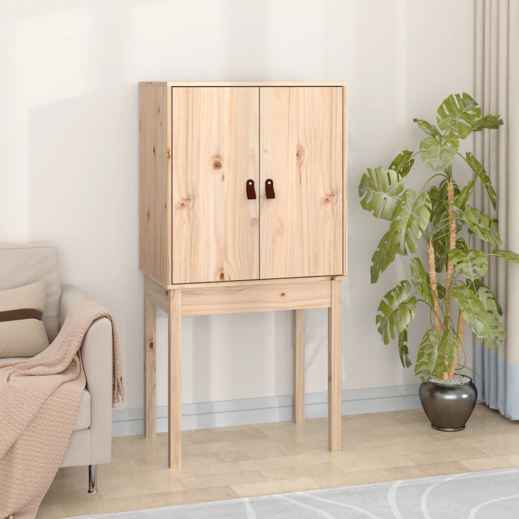 vidaXL Highboard 60x40x120 cm Bois de pin massif