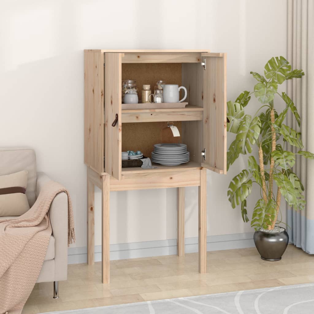 vidaXL Highboard 60x40x120 cm Bois de pin massif