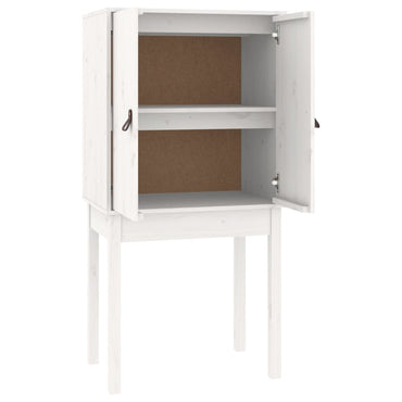 vidaXL Buffet haut blanc 60x40x120 cm Bois de pin massif