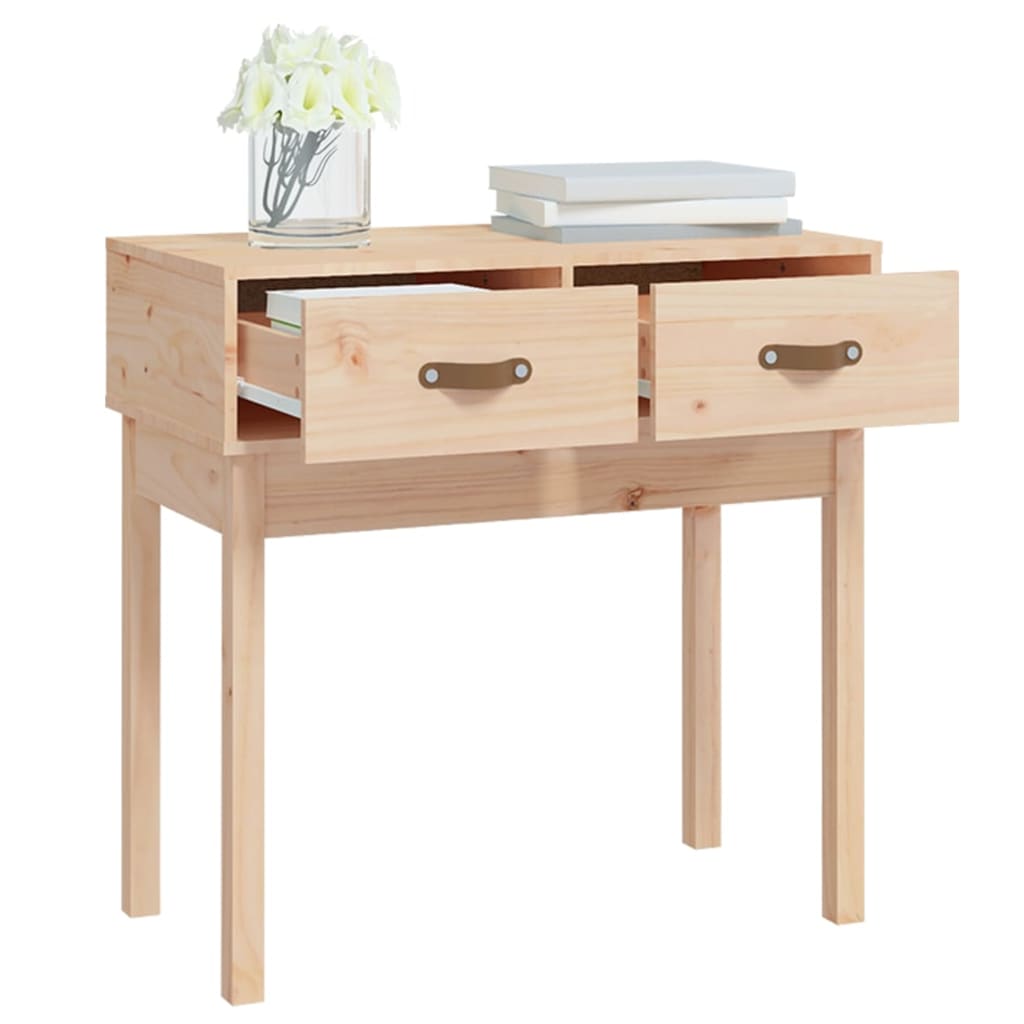 vidaXL Console 76,5x40x75 cm Bois de pin massif