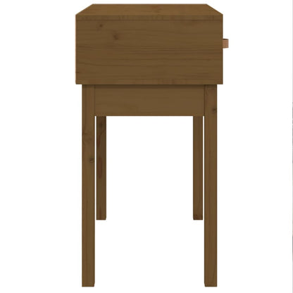 vidaXL Table console marron miel 76,5x40x75 cm Pin massif