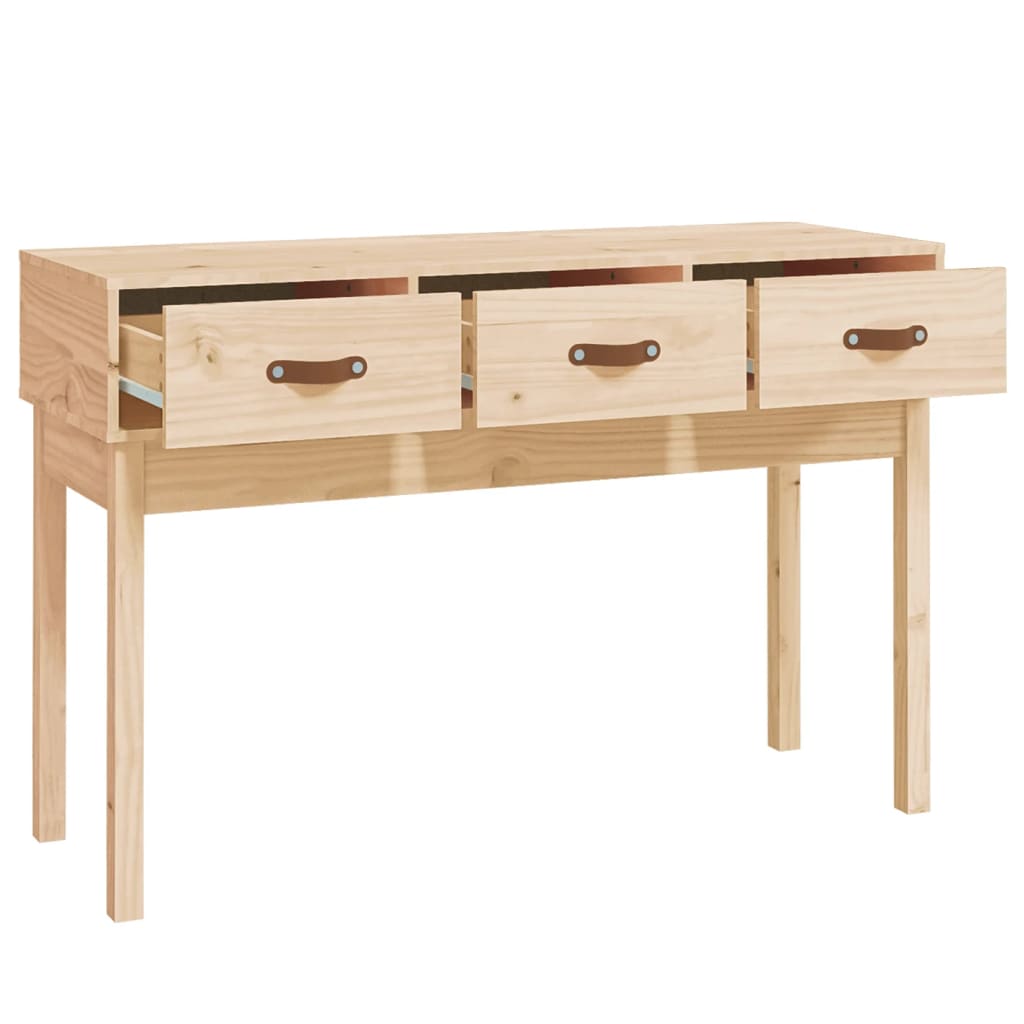 vidaXL Table console 114x40x75 cm Bois de pin massif