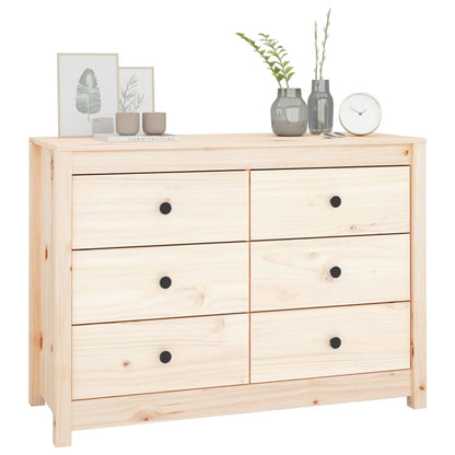 vidaXL Beistellschrank 100x40x72 cm Massivholz Kiefer