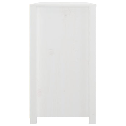 vidaXL Armoire de rangement Blanc 100x40x72 cm Pin massif