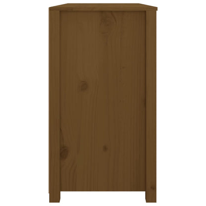 vidaXL Buffet marron miel 100x40x72 cm Bois de pin massif