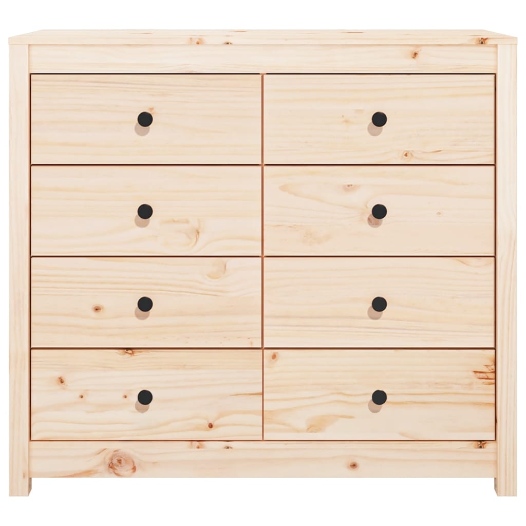 vidaXL Beistellschrank 100x40x90 cm Massivholz Kiefer