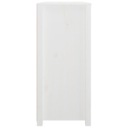 vidaXL Armoirette latérale blanc 100x40x90 cm pin massif