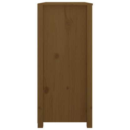 vidaXL Meuble d'appoint marron miel 100x40x90 cm Bois de pin massif