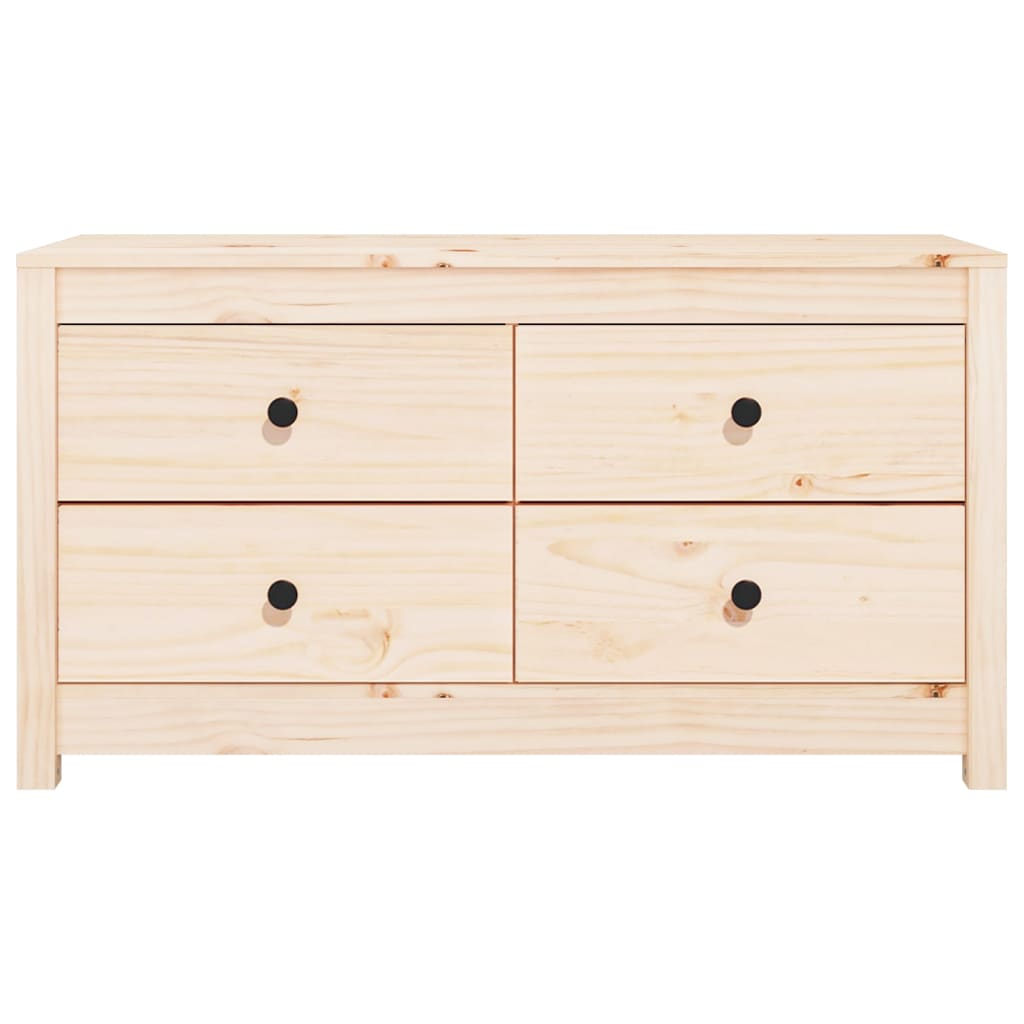 vidaXL Beistellschrank 100x40x54 cm Massivholz Kiefer