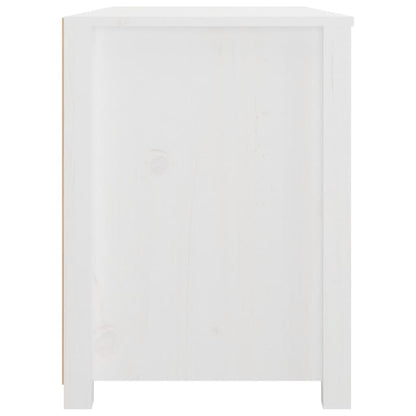 vidaXL Armoirette latérale blanc 100x40x54 cm Pin massif