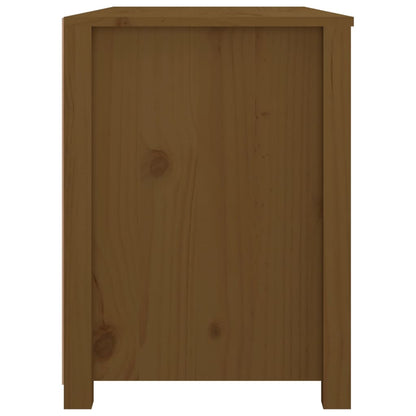 vidaXL Buffet bas marron miel 100x40x54 cm en pin massif